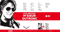 Desktop Screenshot of jacques-dutronc.fr