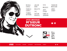 Tablet Screenshot of jacques-dutronc.fr